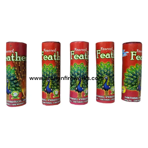 Peacock 5 feathers (5pcs/box)