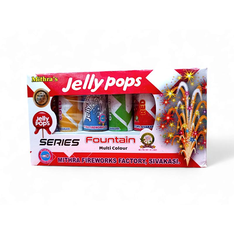 Jelly Pops 5 pcs ( 5 different color fountain)