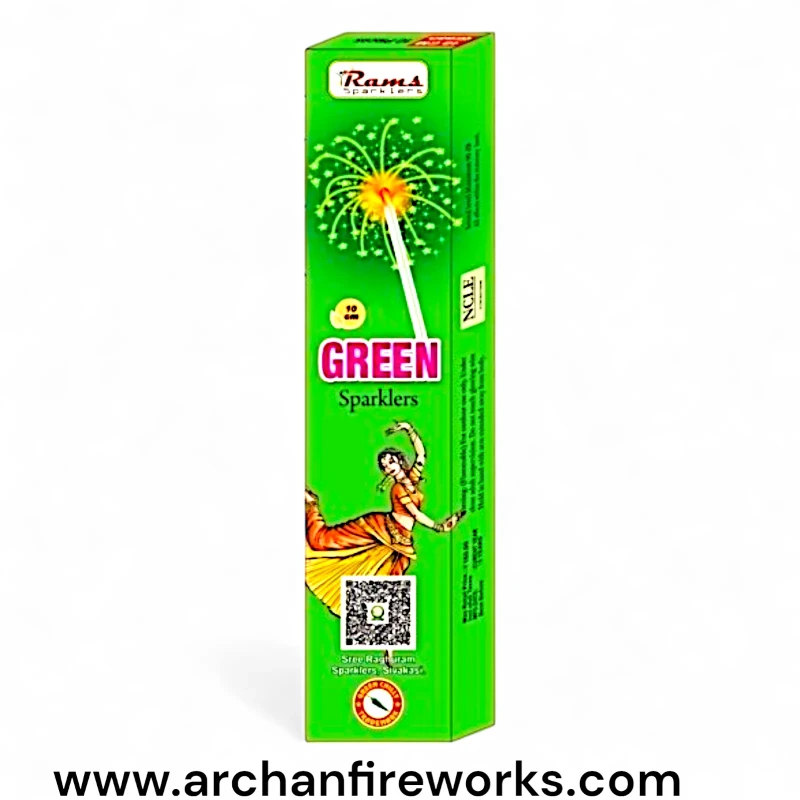 10cm green sparklers